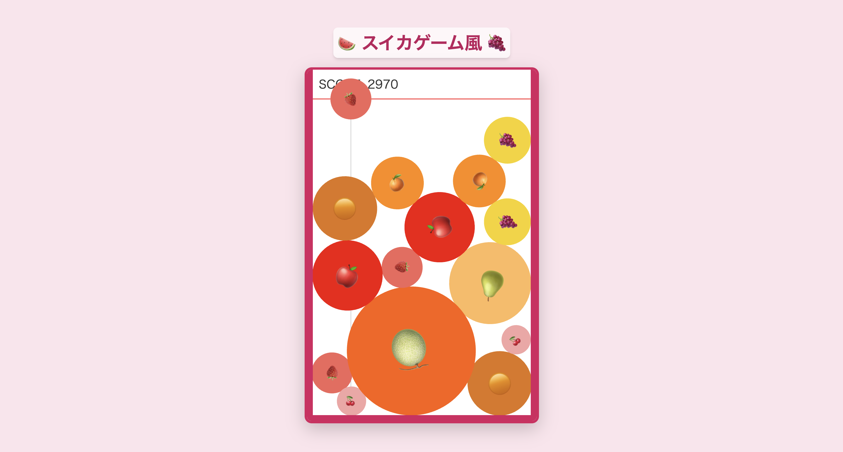 スイカゲーム的ゲーム